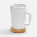 Кружка VIERRA с крышкой-костером, белая