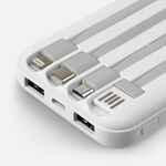 Аккумулятор OMNI QI 10000 мАч, VER.2, белый