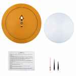 Часы настенные VIVID LARGE, оранжевые