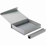 Коробка DUO под ежедневник и ручку, серая