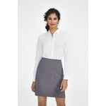 Рубашка женская BECKER WOMEN, темно-серая с белым, размер XS