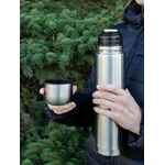 Термос PLAIN 1000, серебристый