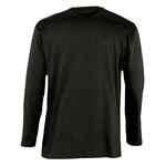 Футболка мужская с длинным рукавом MONARCH 150 черная, размер L
