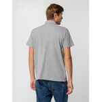 Рубашка поло мужская SPRING 210 серый меланж, размер S