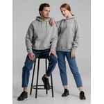 Толстовка с капюшоном SLAM 320, серый меланж, размер XS