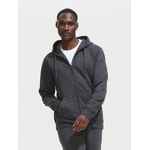 Толстовка мужская на молнии с капюшоном SEVEN MEN 290, серый меланж, размер S