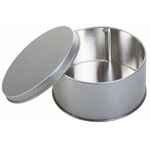 Коробка PRAGMAX S, круглая, серебристая