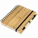Блокнот на кольцах BAMBOOK с шариковой ручкой