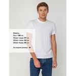 Футболка мужская T-BOLKA STRETCH, белая, размер S