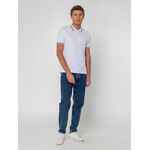 Рубашка поло VIRMA STRIPES, белая, размер S