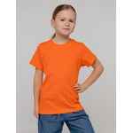 Футболка детская T-BOLKA KIDS, оранжевая, 6 лет