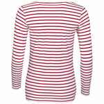 Футболка женская MARINE WOMEN, белый/красный, размер XS