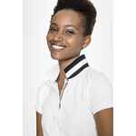 Рубашка поло PATRIOT WOMEN белая с черным, размер M