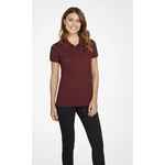 Рубашка поло женская BRANDY WOMEN темно-серый с белым, размер XS