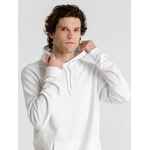 Толстовка с капюшоном унисекс HOODIE, белая, размер XS