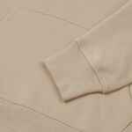 Толстовка с капюшоном унисекс HOODIE, бежевая, размер XS