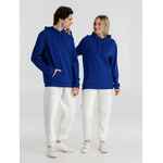 Толстовка с капюшоном унисекс HOODIE, ярко-синяя, размер XS