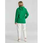 Толстовка с капюшоном унисекс HOODIE, зеленая, размер XS