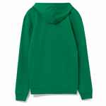 Толстовка с капюшоном унисекс HOODIE, зеленая, размер XS