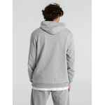 Толстовка с капюшоном унисекс HOODIE, серый меланж, размер XS