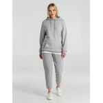 Толстовка с капюшоном унисекс HOODIE, серый меланж, размер XS