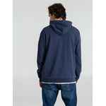 Толстовка с капюшоном унисекс HOODIE, синий меланж, размер 3XL