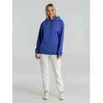 Толстовка с капюшоном унисекс HOODIE, ярко-синий меланж, размер 3XL