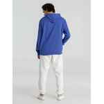 Толстовка с капюшоном унисекс HOODIE, ярко-синий меланж, размер 3XL