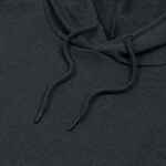 Толстовка с капюшоном унисекс HOODIE, темно-серая, размер XS