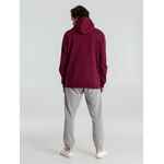 Толстовка с капюшоном унисекс HOODIE, бордовая, размер XS