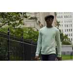 Свитшот унисекс KING, светло-голубой, размер XL