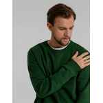 Свитшот унисекс KING, темно-зеленый, размер XS