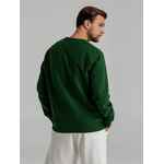 Свитшот унисекс KING, темно-зеленый, размер XS