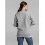 Свитшот унисекс KING, серый меланж, размер S