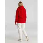 Толстовка с капюшоном унисекс KING, красная, размер 3XL