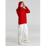 Толстовка с капюшоном унисекс KING, красная, размер 3XL