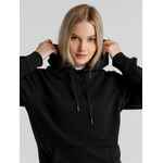 Толстовка с капюшоном унисекс KING, черная, размер XS