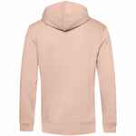 Толстовка на молнии с капюшоном унисекс BNC INSPIRE (ORGANIC), розовая, размер XS