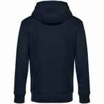 Толстовка с капюшоном унисекс KING, темно-синяя, размер XS