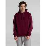 Толстовка с капюшоном унисекс KING, бордовая, размер XS