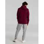 Толстовка с капюшоном унисекс KING, бордовая, размер XS