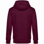 Толстовка с капюшоном унисекс KING, бордовая, размер XS