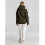 Толстовка с капюшоном унисекс KING, хаки, размер XS