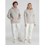 Толстовка с капюшоном унисекс KING, дымчато-серая, размер XS