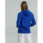 Толстовка на молнии с капюшоном унисекс KING, ярко-синяя, размер XS