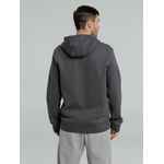 Толстовка на молнии с капюшоном унисекс KING, темно-серая, размер XS