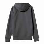 Толстовка на молнии с капюшоном унисекс KING, темно-серая, размер XS