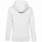 Толстовка на молнии с капюшоном женская QUEEN, белая, размер S