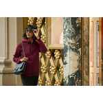 Толстовка на молнии с капюшоном женская QUEEN, черная, размер XS