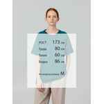 Футболка VOZDUH, темно-бирюзовая, размер S